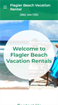 Mobile Screenshot of flaglerbeachvacationrental.com